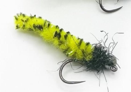 Mottled Chartreuse Mop Fly Tungsten BH