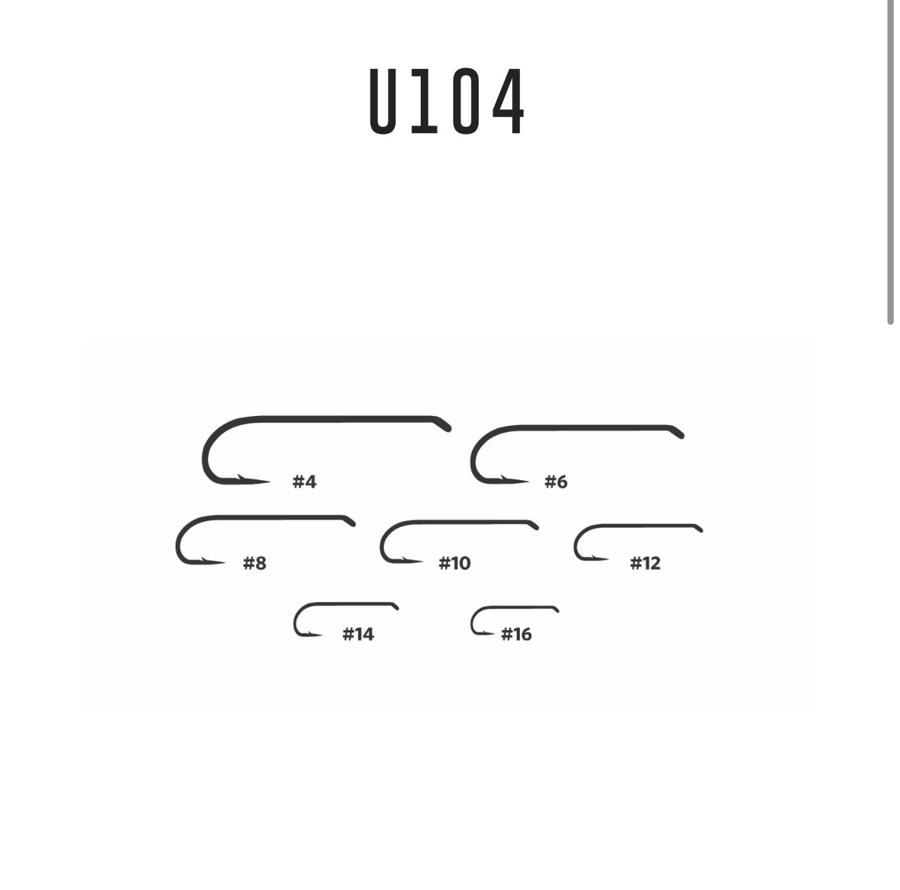 Umpqua U104 Nymph & Streamer Hook 50 Pack