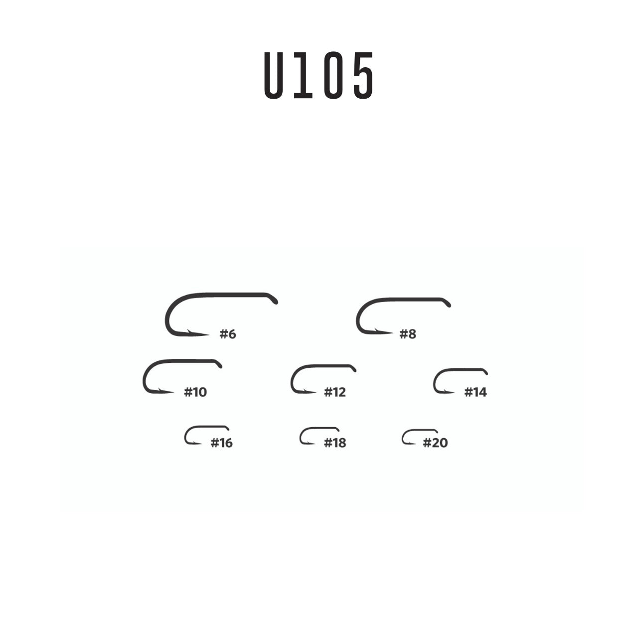 Umpqua U105 Nymph Hook 50 Pack