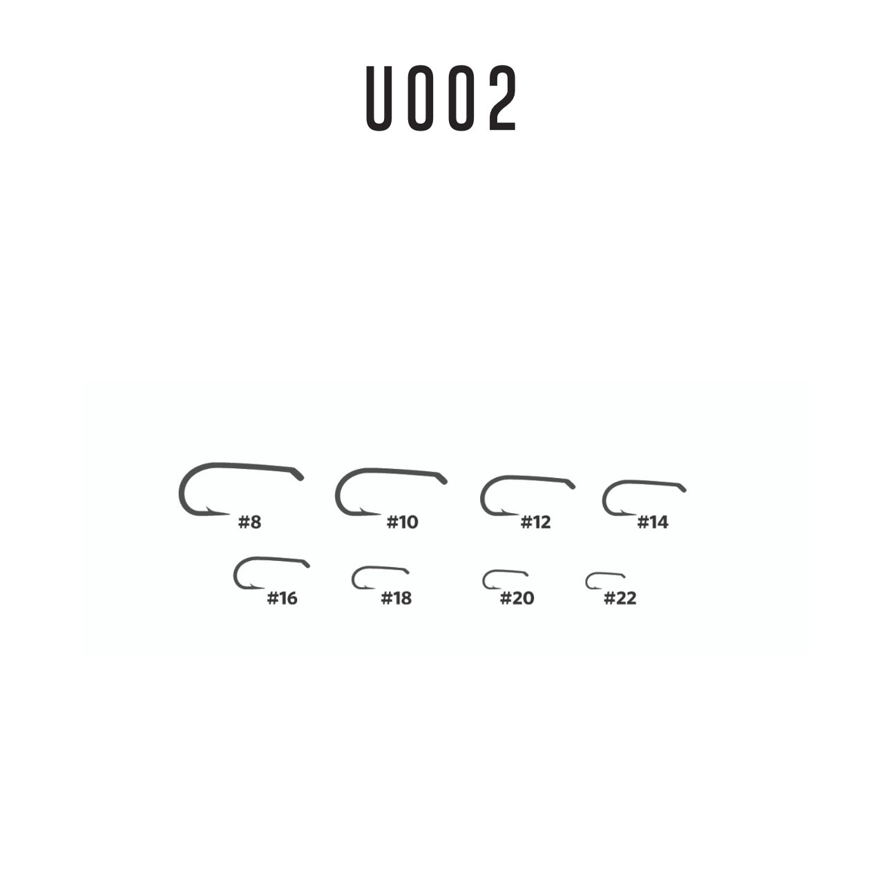 Umpqua U002 Dry Fly Hook 50 Pack