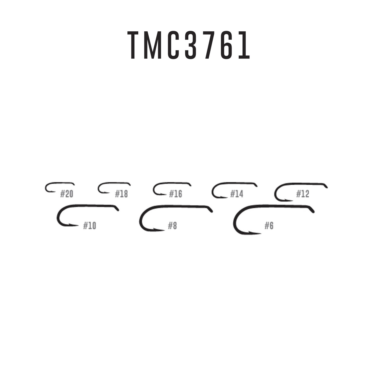 Umpqua TMC3761 Nymph Hook 25 Pack
