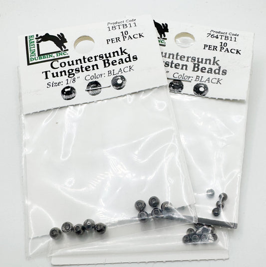 Tungsten Beads Black