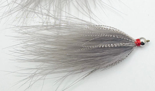 Bead Head Soft Hackle Streamer Gray