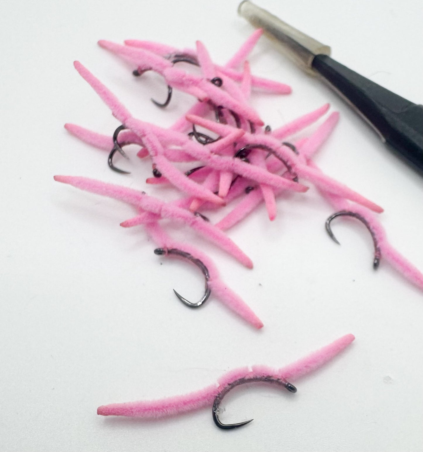 Micro San Juan Worm Fl. Pink (Jack Ogden)