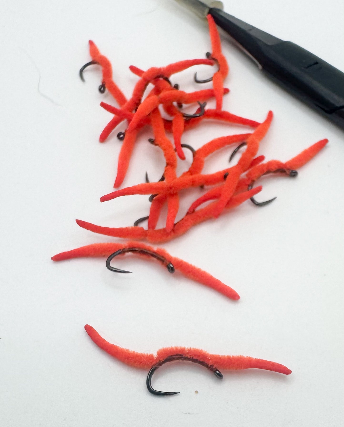 Micro San Juan Worm Fl. Red (Jack Ogden)