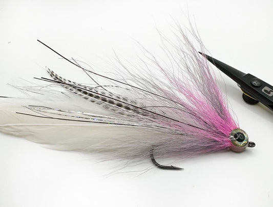 Reverse Tied Deceiver White/Gray/Pink 3/0