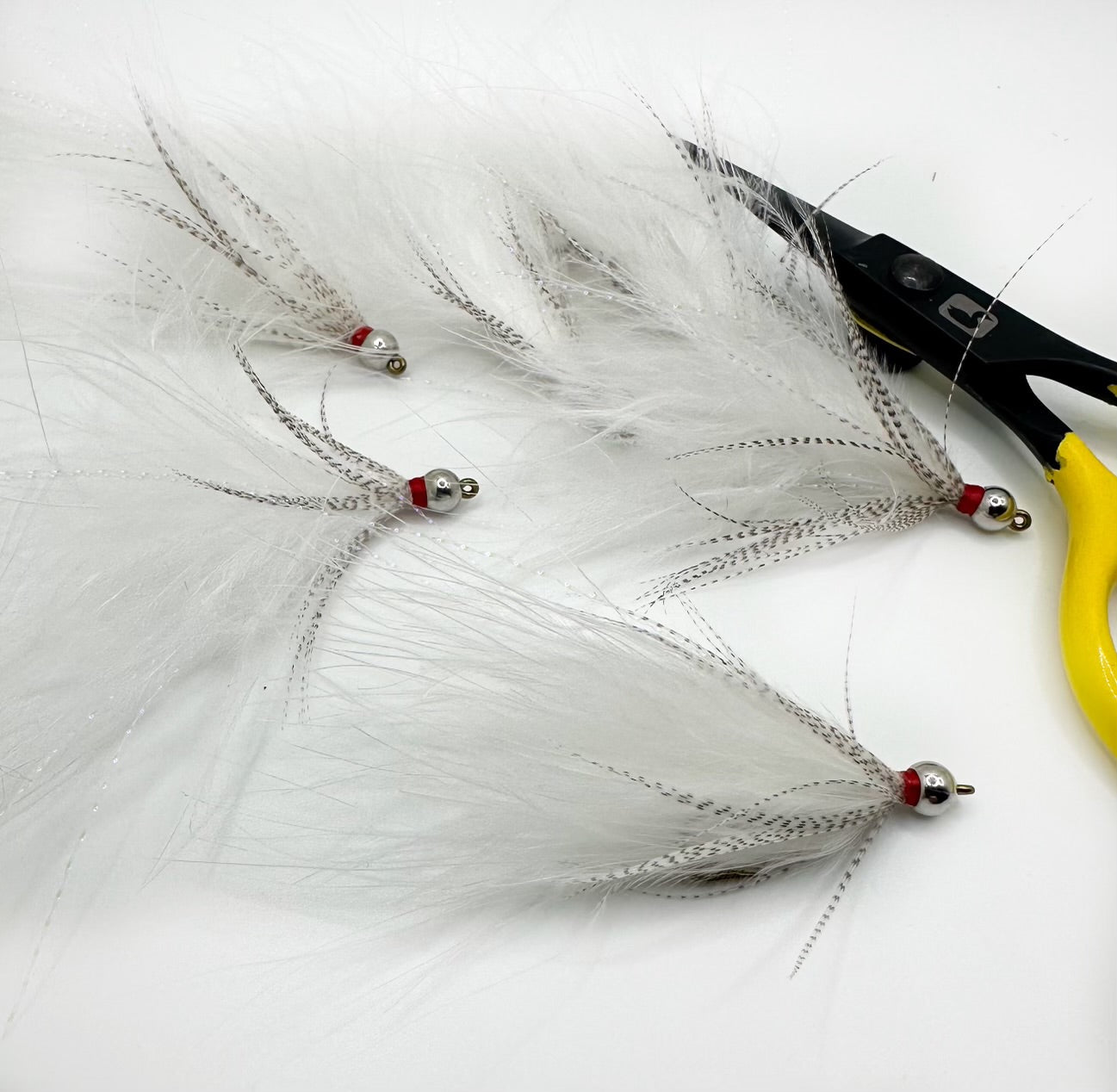 Bead Head Soft Hackle Streamer White