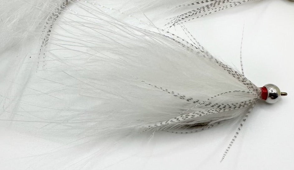 Bead Head Soft Hackle Streamer White