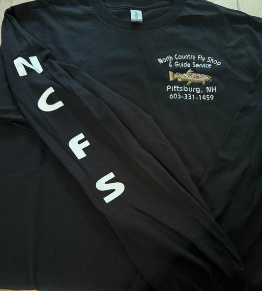 NCFC Long Sleeve Embroidered T-Shirt Black