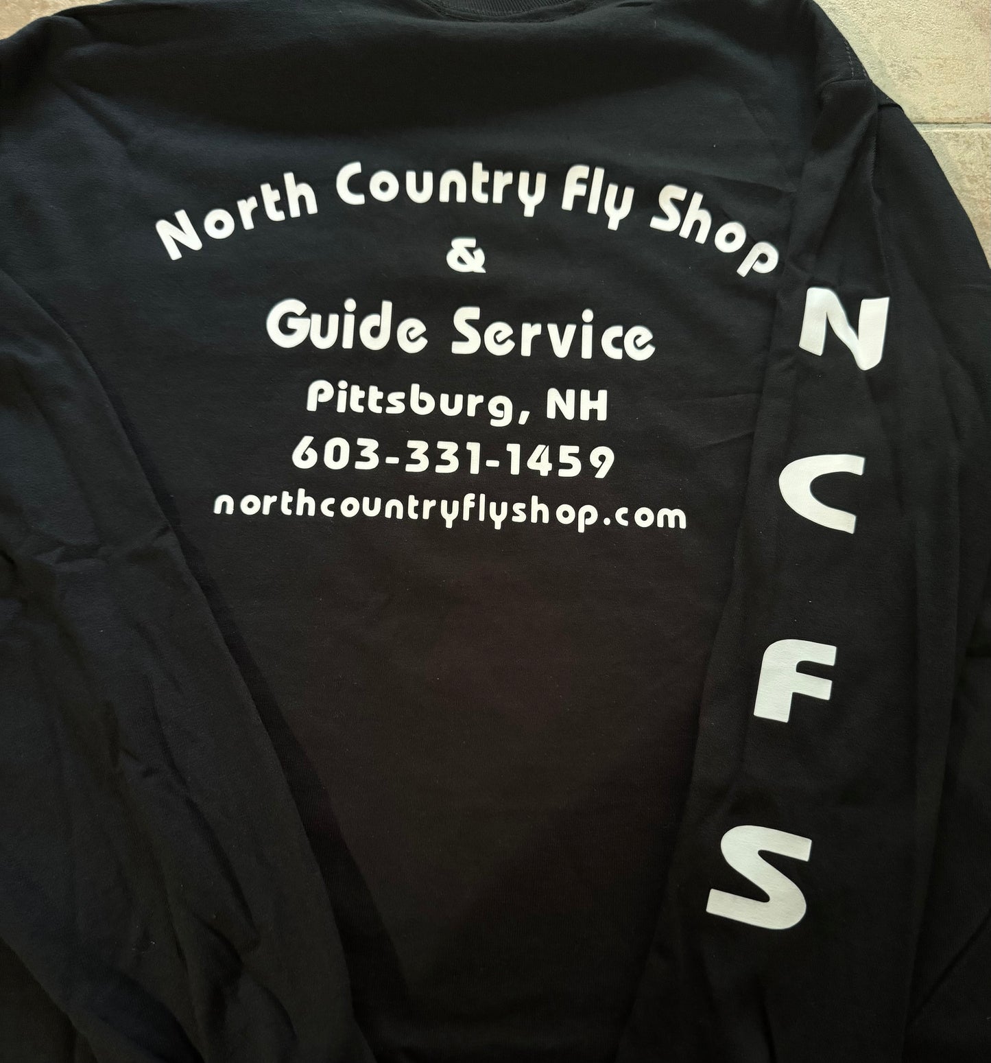 NCFC Long Sleeve Embroidered T-Shirt Black