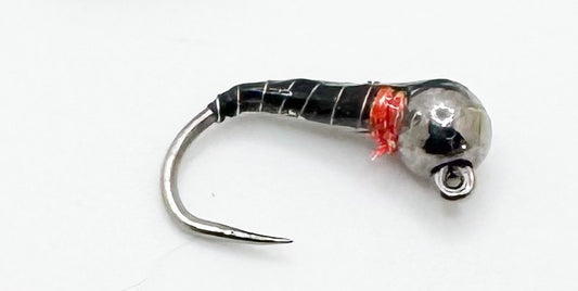 Black TB Euro Zebra Midge Black