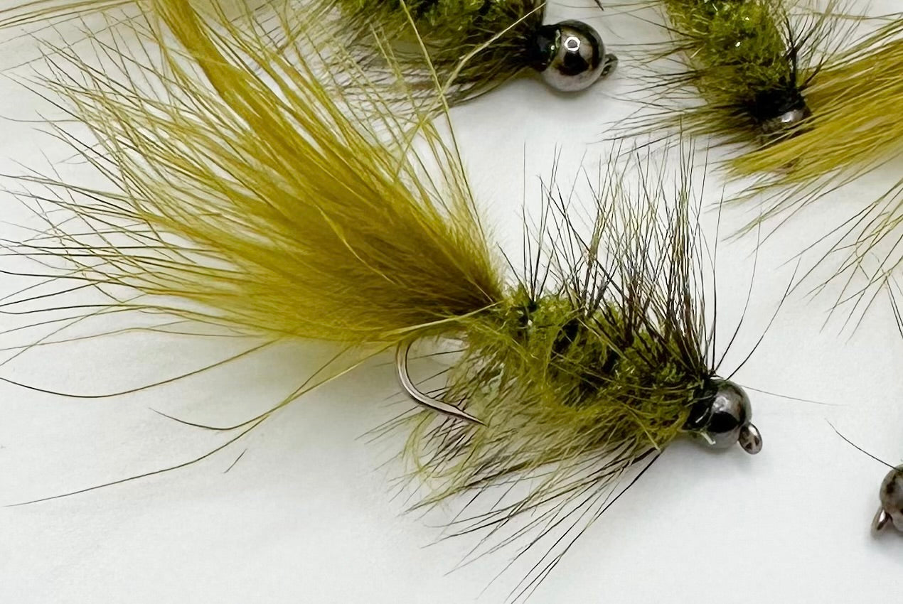 B.H. Olive Crystal Wooly Bugger